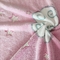 Pink Animal Printed Flannel Fleece Fabric 100% Polyester