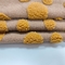 Jacquard 490gsm Sherpa Fleece Fabric For Pillowslip Floor Mat Garment Cap