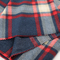 Plaid Printed Classic Micro Fleece Fabric 350gsm For Gloves Scarf