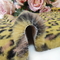 Leopard Printed Rabbit Fur Material 320gsm 150D 288F