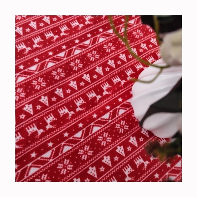 150D/288F Micro Fleece Fabric Breathable 250GSM Polyester Custom Pattern