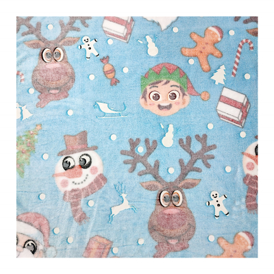 100% Polyester Flannel Fleece Fabric
