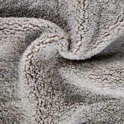 58'' 60'' 360gsm 100 Polyester Sherpa Fleece For Upholstery Carpet