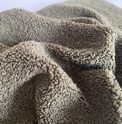 350gsm Teddy Sherpa Fabric 288F 150D For Winter Clothes Upholstery Carpet