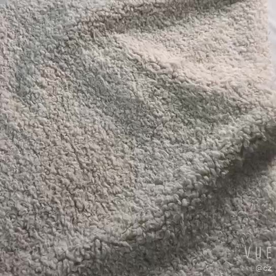 Solid Curly Washable Sherpa Fabric For Winter Warm Coat Blankets Pillowslip Garment