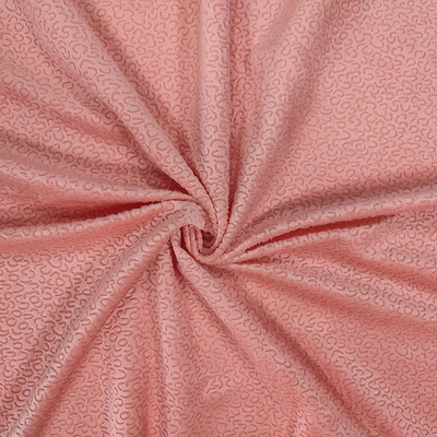 100% Polyester Super Soft Velvet Fabric Burn Out Plain Color Dayed