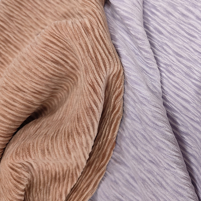 245 Gsm Super Soft Crushed Knit Velour Fabric For Jacked
