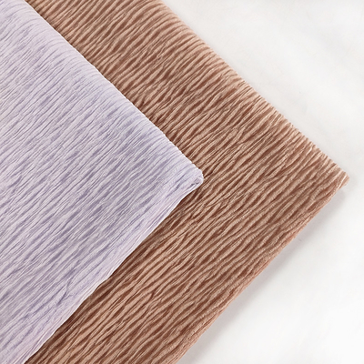 245 Gsm Super Soft Crushed Knit Velour Fabric For Jacked