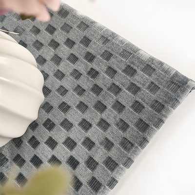 Solid Color Plaid Brushed Korea Velvet 250 Gsm Knitted Polyester Fabric For Clothing