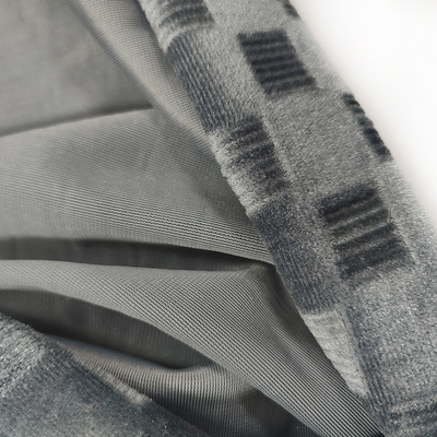 Solid Color Plaid Brushed Korea Velvet 250 Gsm Knitted Polyester Fabric For Clothing