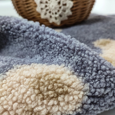 Teddy Bear Sherpa Fleece Fabric 330 Gsm 100% Polyester Bear Printed