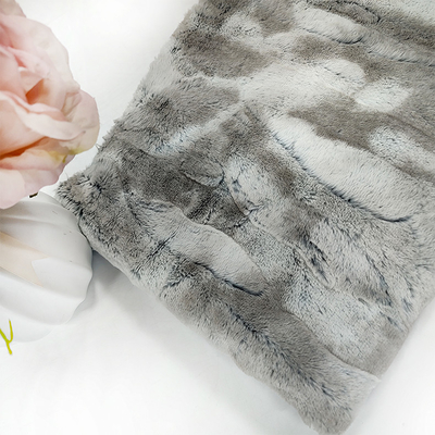 380GSM Blanket Faux Fur Fabric 100% Polyester Pv Fleece