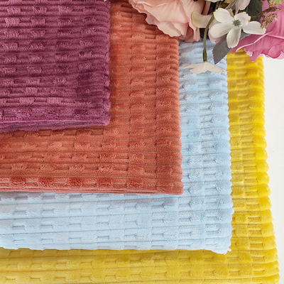 240GSM Flannel Fleece Jacquard Fabric Polyester Sleepwear Pillow