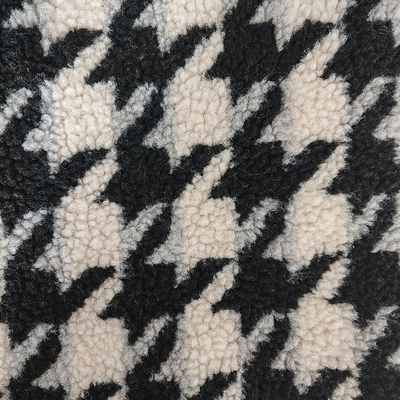 Garment Sherpa Fleece 100% Polyester Yarn Dyed 300GSM  Fabric Sherpa