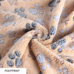 Soft Fabric Textile Raw Material 100 Polyester Double Sided Flannel