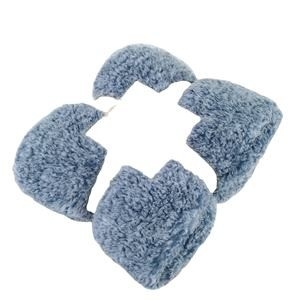Custom Soft Skin Friendly Knit Printed 100% Recycled Polyester Jacquard Sherpa Fleece Fabric