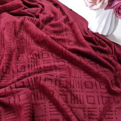 Soft Breathable Polyester Flannel Fleece Fabric 240gsm For Pillows Pajamas