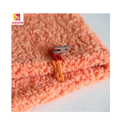 100% Polyester Printed Sherpa Fleece 150D For Clothing And Blankets