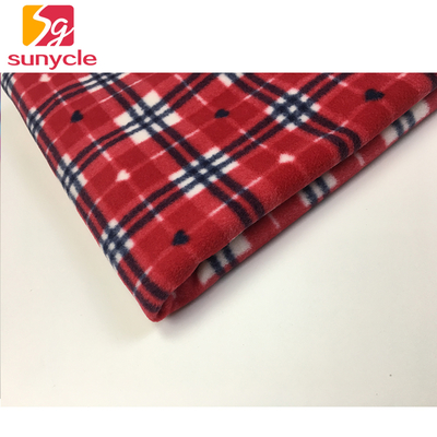 Anti Shrink Printed Polar Fleece 250GSM Fabric 2000M MOQ