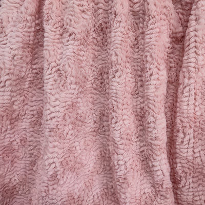 High Abrasion Resistance Faux Fur Fluffy Fabric 60 Inches For Coats
