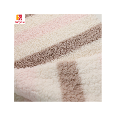Knit Plush Fleece Velveteen Fabric 220gsm For Sofa
