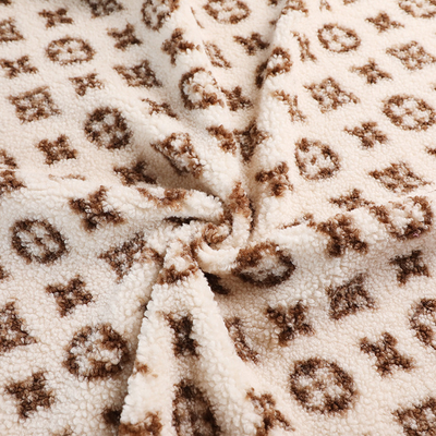 High Durability Faux Fleece Sherpa Fabric 360Gsm Soft And Comfortable