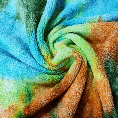 400 GSM Printed Faux Sherpa Fabric For Home Textile