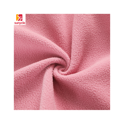 100% Polyester Micro Polar Fleece Fabric Soft Printed Anti Static