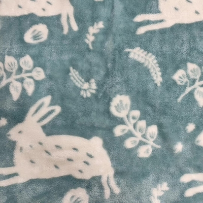 Double Side Printed Flannel Fleece Fabric 100% Polyester Winter