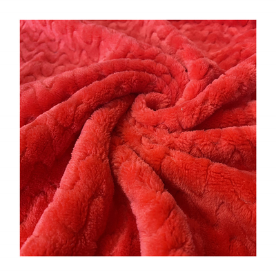 340gsm 100 Polyester Fleece Fabric Bedding Blanket Shoes