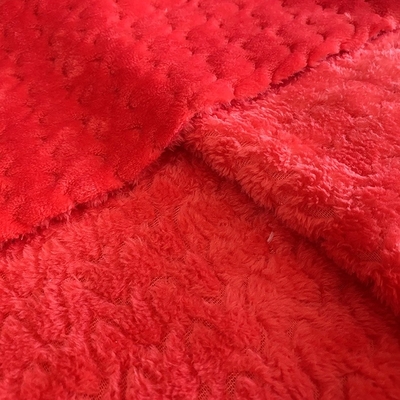 340gsm 100 Polyester Fleece Fabric Bedding Blanket Shoes