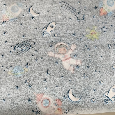 100% Polyester Flannel Fleece Fabric 150D 350gsm For Bedding Warm Blanket