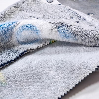 100% Polyester Flannel Fleece Fabric 150D 350gsm For Bedding Warm Blanket