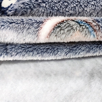 100% Polyester Flannel Fleece Fabric 150D 350gsm For Bedding Warm Blanket