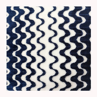 Cationic Jacquard Flannel Fleece Fabric 260gsm For Warm Blanket Home Textile Garment