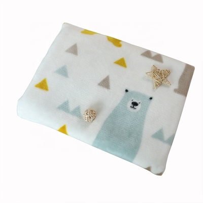 Animal Pattern 150D Flannel Fleece Fabric For Kids