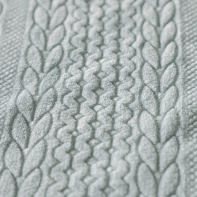 Embossed Knitted  200gsm Soft Blanket Fabric 58'' 60&quot;
