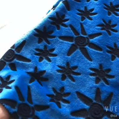 Double Side Soft Flannel Fleece Fabric Printed Sheared For Bedding Blanket Sleepwear