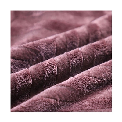 300gsm 150D 288F Blanket Fleece Fabric Brushed For Bedding Bag