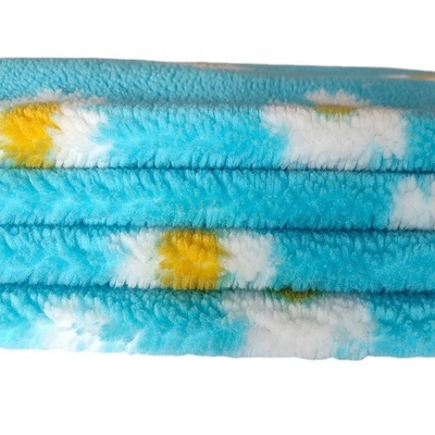 Sunflower 370gsm Printed Sherpa Fleece For Pillowslip Sofa Cover Bag