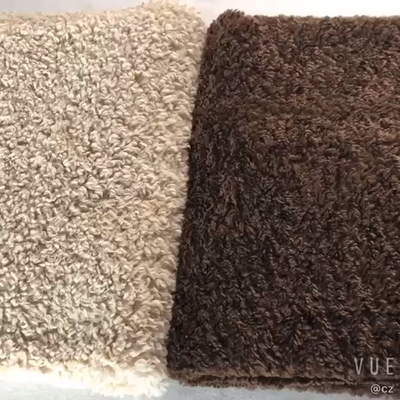 Solid Color Faux Sherpa Fleece Fabric Teddy Bear 300gsm Outdoor Coat Warm