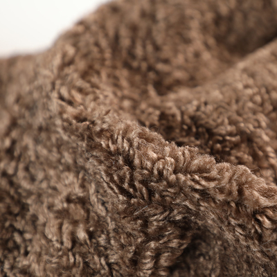Solid Color Faux Sherpa Fleece Fabric Teddy Bear 300gsm Outdoor Coat Warm