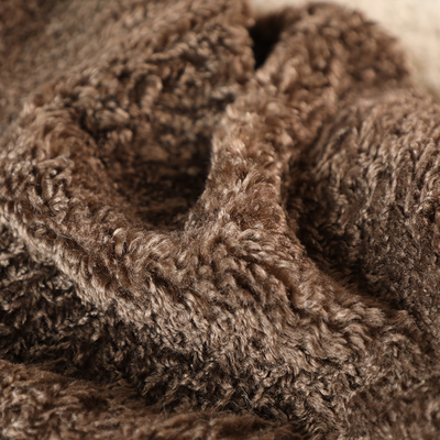 Solid Color Faux Sherpa Fleece Fabric Teddy Bear 300gsm Outdoor Coat Warm