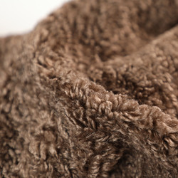 Solid Color Faux Sherpa Fleece Fabric Teddy Bear 300gsm Outdoor Coat Warm
