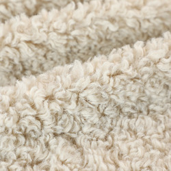Solid Color Faux Sherpa Fleece Fabric Teddy Bear 300gsm Outdoor Coat Warm