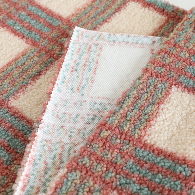 188F Single Side Brown Sherpa Fabric 100% Polyester For Pillowslip Home Textile Pullover