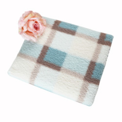 Polyester Sherpa Fleece Fabric Warm Effect Customizable