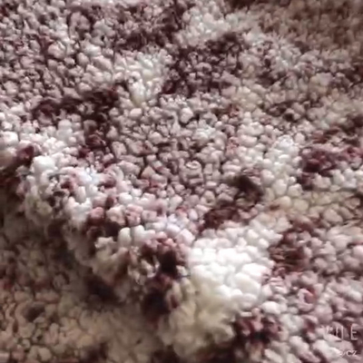 100% Polyester Sherpa Fleece Fabric Knitted Coral Blanket Pajamas Garment