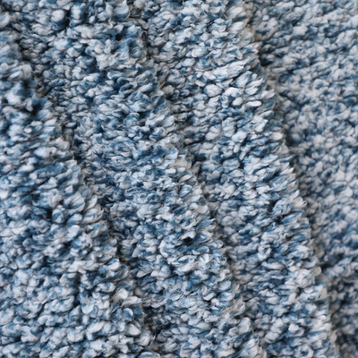 Blue Shu Velveteen Fabric 180gsm 100% Polyester Single Side Back For Pajama Coat