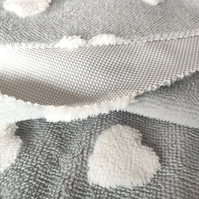 100% Polyester One Side Soft Velveteen Fabric 250gsm 150D 288F